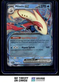 2024 Pokemon Scarlet & Violet Surging Sparks milotic ex #042/191 - Image 1