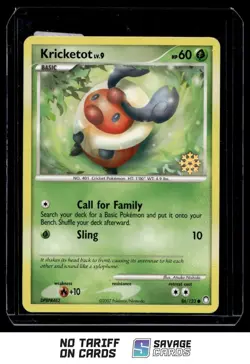 2007 Pokemon Diamond & Pearl - Mysterious Treasures CNTDWN Snow Flake Kricketot - Image 1