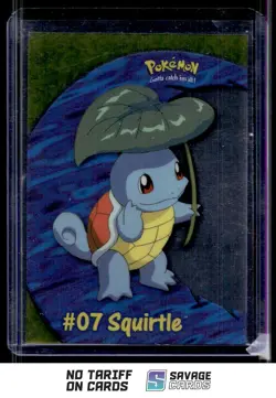 2000 Pokemon Topps TV Animation Clear Squirtle #PC4 - Image 2