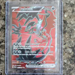 Pokemon Yveltal EX 210 HP POR 105/088 Rare Holo Dark Basic - Image 1