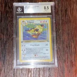 Pokemon Jungle 1st Edition Pidgeot Holo Rare Beckett 8.5 08/64 - Image 1