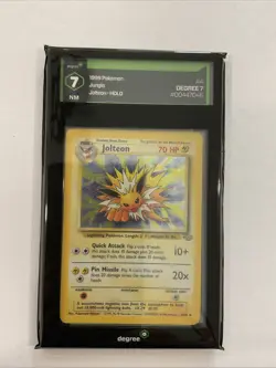 Jolteon Vintage Pokemon (1999) Jungle-20/64 Graded 7 # 4/64 ♨♨a - Image 1