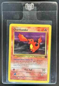 2000 Pokemon Team Rocket Charmander #50/82 - Image 1