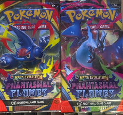 Pokemon TCG: Mega Evolution Phantasmal Flames Booster 2 Packs New Sealed - Image 1