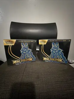 Pokemon TCG Mega Evolution ETB lucario FREE SHIPPING - Image 1