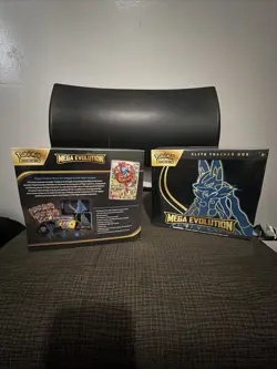 Pokemon TCG Mega Evolution ETB lucario FREE SHIPPING - Image 2