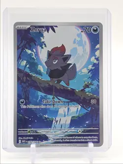ZORUA 2025 POKEMON WHITE FLARE ILLUSTRATION RARE FA 142/086 Q5346 - Image 1