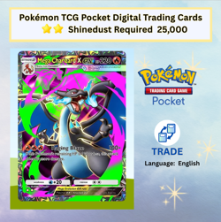 Pokemon TCG Pocket – Mega Charizard X EX Full Art 2 Star - Image 1