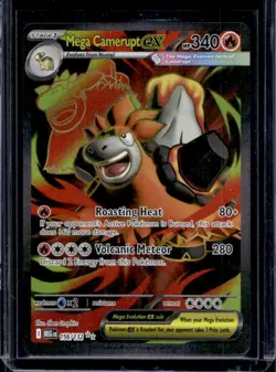 2025 Pokemon Mega Evolution Camerupt ex Ultra Rare #156/132 - Image 1