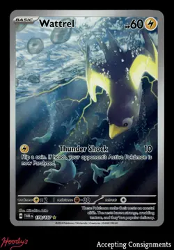 2024 Pokemon TCG Scarlet & Violet Twilight Masquerade #178 Wattrel IR FULL ART - Image 1