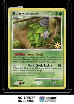 2007 Pokemon Diamond & Pearl - Secret Wonders CNTDWN Snow Flake Burmy Plant - Image 1