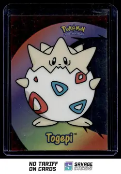 2000 Pokemon Topps TV Animation Clear Togepi #PC8 - Image 1