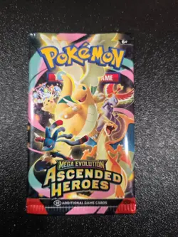 Pokemon TCG: Mega Evolution Ascended Heroes Booster Pack UNWEIGHED - Image 1
