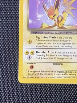 Pokemon TCG Dark Jolteon 38/82 Unlimited Team Rocket 2000 LP/NM - Image 5