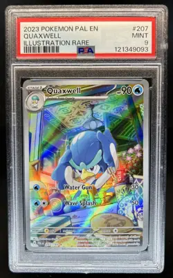 2023 Pokemon SV Paldea Evolved Quaxwell #207/193 PSA 9 - Image 1