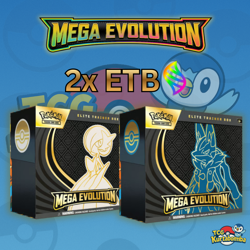 Pokemon TCG Mega Evolution Gardevoir & Lucario Elite Trainer Box ETB - Image 1