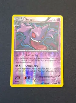 Pokemon TCG Gengar Breakthrough 60/162 Reverse Holo Rare LP-/MP+ - Image 1