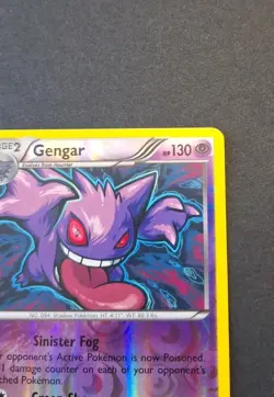Pokemon TCG Gengar Breakthrough 60/162 Reverse Holo Rare LP-/MP+ - Image 3