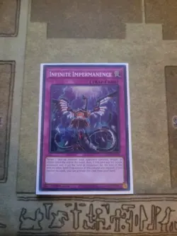 YUGIOH INFINITE IMPERMANENCE SUPER 1ST ED NM (SDCS,RA01) - Image 1