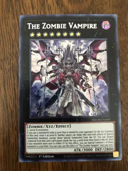 Yu-Gi-Oh! TCG The Zombie Vampire Battle of Chaos Bach-En045 1st Edition NM - Image 1