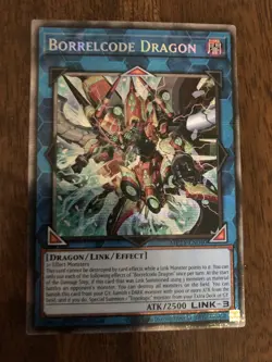 Yu-Gi-Oh! TCG Borrelcode Dragon MP25-EN040 1st Edition Starlight Rare - Image 1