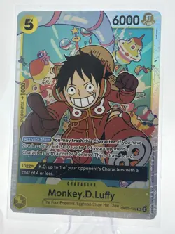 Bandai One Piece Card Game OP07 Foil SR Monkey.D.Luffy OP07-109 x4 - Image 2