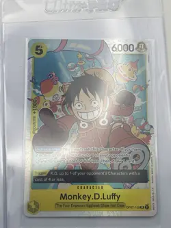 Bandai One Piece Card Game OP07 Foil SR Monkey.D.Luffy OP07-109 x4 - Image 4