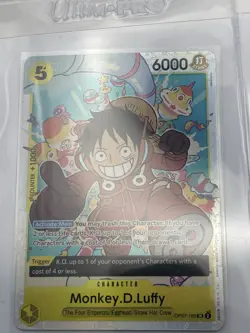 Bandai One Piece Card Game OP07 Foil SR Monkey.D.Luffy OP07-109 x4 - Image 5