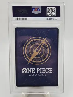 2025 One Piece OP11 Monkey D Luffy SEC Alternate Art PSA 10 - Image 2