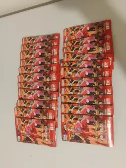 One Piece Heroines Edition (22) Lot Sleeved Booster Packs EB-03 Factory Sealed - Image 2
