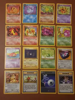 Pokemon Team Rocket Lot (16 Cards) Unlimited Vintage WOTC – Damaged/Creased - Image 1