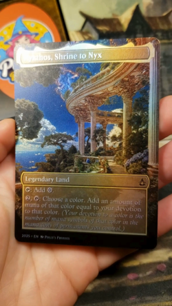 Nykthos, Shrine to Nyx FOIL Proxy Playtest Card with Custom Fantasy Art - Image 2