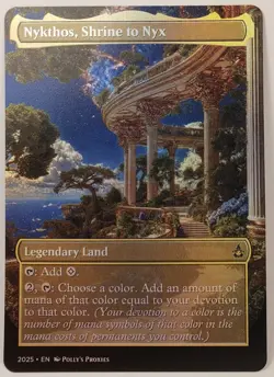 Nykthos, Shrine to Nyx FOIL Proxy Playtest Card with Custom Fantasy Art - Image 4