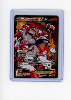 2015 Team Magma's Groudon EX Double Crisis 15/34 Ultra Rare Pokemon Card HP - Image 1