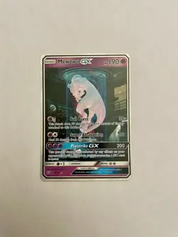 Pokemon TCG Shining Legends Mewtwo GX English Card 78/73 Secret Rare - Image 1