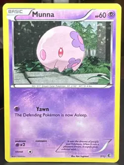Pokemon Pokemon TCG Munna 007/012 McDonald's 2011 Promo Holo Card - Image 1
