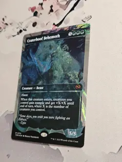 Mtg Tarkir Dragonstorm Craterhoof Behemoth Halo Foil Nm - Image 2