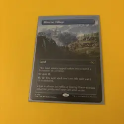 Mistrise Village (Borderless) Tarkir: Dragonstorm Regular NM - Image 1