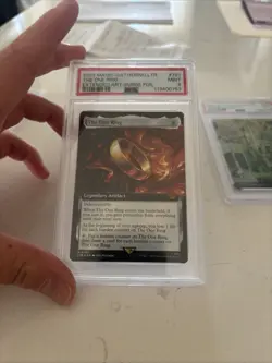 PSA 9 MTG The One Ring Surge Foil Lord Of The Rings Tales of Middle-Earth - Image 1