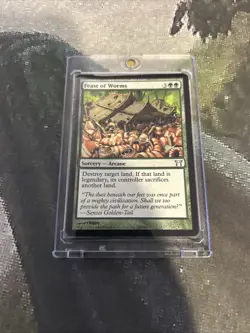 MTG Feast of Worms - Champions of Kamigawa (CHK) #207 Magic the Gathering - Image 4