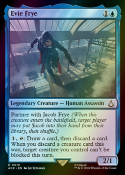 MTG Evie Frye Foil ** Assassin's Creed ** English (NM) - Image 1