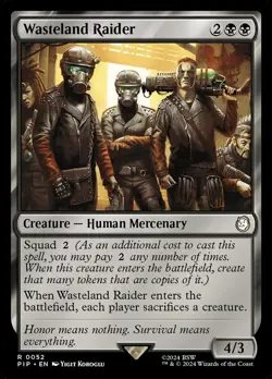 NM Wasteland Raider, MTG, Fallout, Magic the Gathering, 52 - Image 1