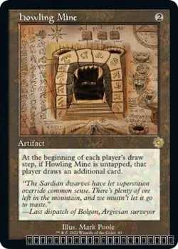 Howling Mine (Schematic) [BRR - 83] - NM [Normal] TCG MTG - Image 1