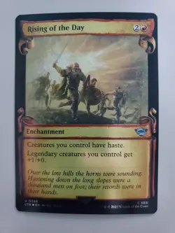 MTG Rising of the Day LotR: Tales Of Middle-earth Foil Showcase Uncommon - Image 1