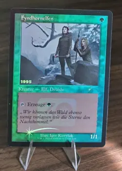 MTG Fyndhorn Elves 30th Anniversary Play Promos 3/30 Foil Rare - Image 1