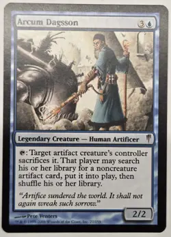 Arcum Dagsson Coldsnap Magic: The Gathering Rare MTG - Image 1