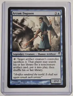 Arcum Dagsson Coldsnap Magic: The Gathering Rare MTG - Image 3