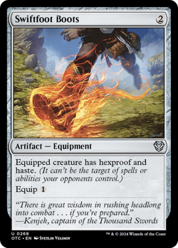 Swiftfoot Boots - Commander: Outlaws of Thunder Junction (OTC) - Image 1