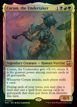 MTG Coram, the Undertaker Foil ** Modern Horizons 3 Commander ** English (NM) - Image 1