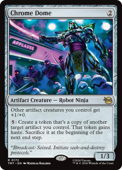 Chrome Dome (Foil) - Teenage Mutant Ninja Turtles (TMT) - Image 1